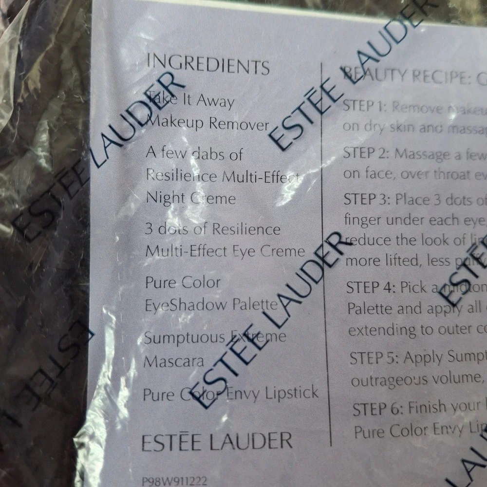 Estee Lauder Resilience Multi-Effect Skincare Night Eye Creme Makeup Set  NEW